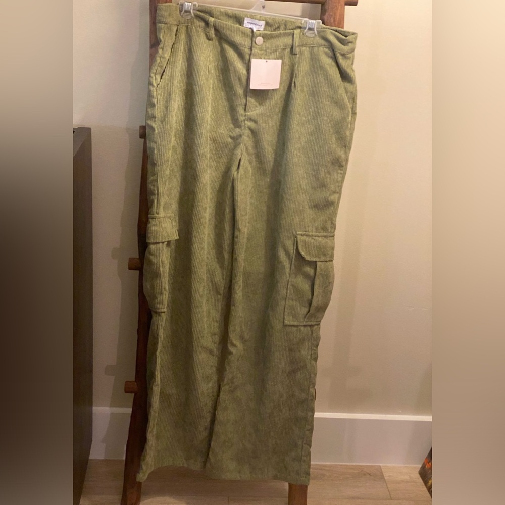 SUPERDOWN CARGO CORDUROY XL PANTS NEW